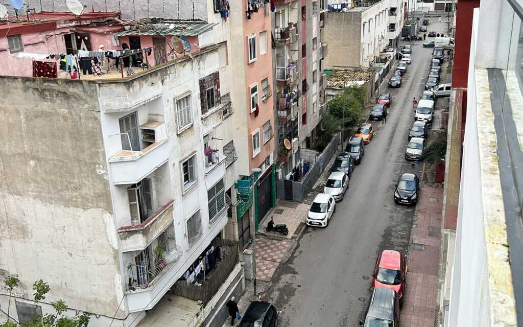 Street parking Morocco.